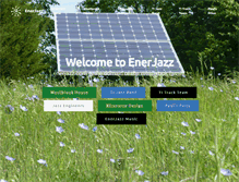 Tablet Screenshot of enerjazz.com